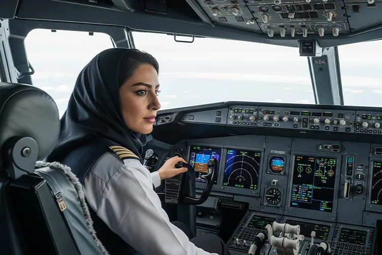 درآمد شغل خلبانی